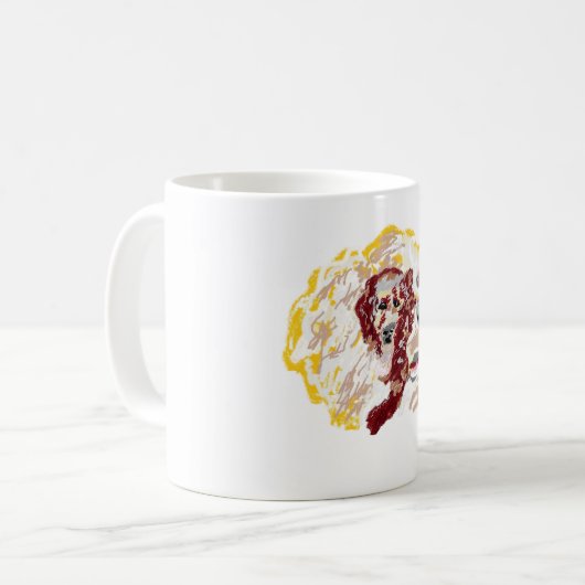 Tasse: Irish Setter Kaffeetasse (Vorderseite Links)