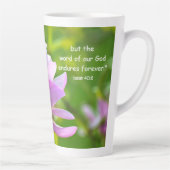 Tasse Isaiah 40:8 Latte (Rechts)
