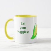 Tasse "Iss deine Veggies" (Links)