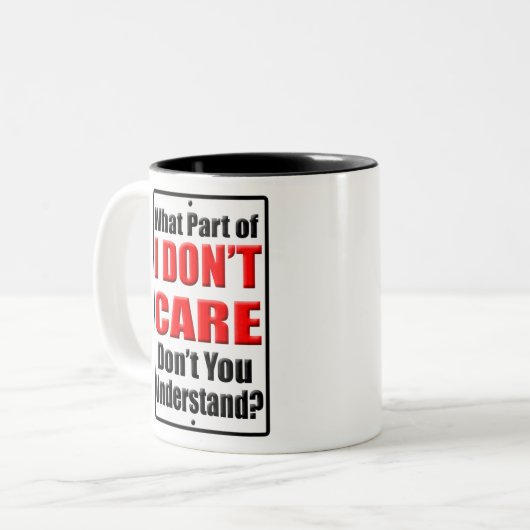 Tasse ist mir egal (Vorderseite Links)