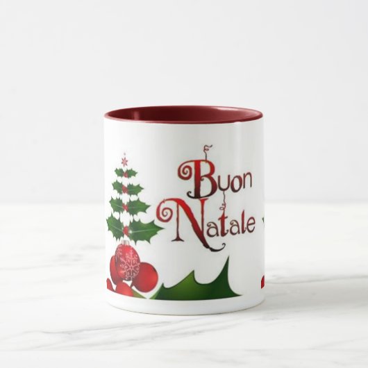 TASSE "ITALIENISCHE CHRISTMAS BUON NATALE" (Zentrum)