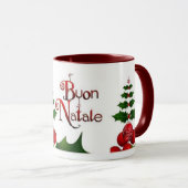 TASSE "ITALIENISCHE CHRISTMAS BUON NATALE" (VorderseiteRechts)