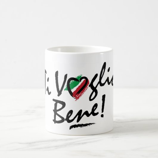 Tasse: Italienisches Ti voglio bene Kaffeetasse (Mittel)