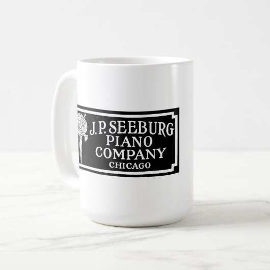 Tasse J P Seeburg Nickelodeon (Vorderseite Links)