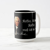 Tasse J.S. Bach Koffee (VorderseiteRechts)