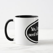 Tasse "Ja, ich brauche alles Garn" (Links)