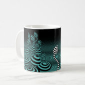 Tasse Jade Magic Pilze Keramik. (Vorderseite Links)
