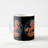 Tasse Jahr des Feuerpferdes (Vorderseite Links)