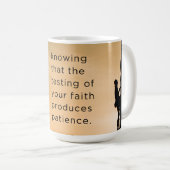 Tasse James 1:3 (VorderseiteRechts)