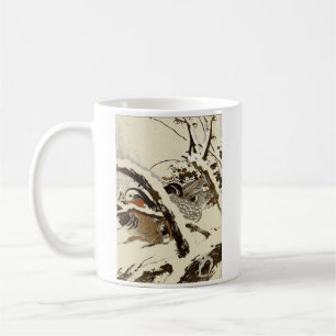 Tasse, japanischer Vogel-Druck # 3 Kaffeetasse