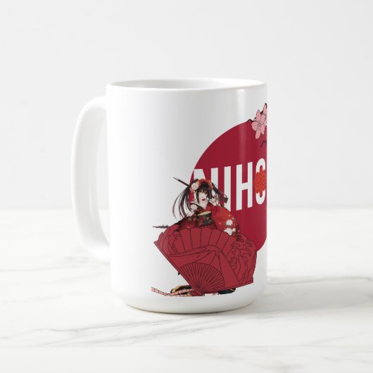 Tasse japanisches Design (Vorderseite Links)