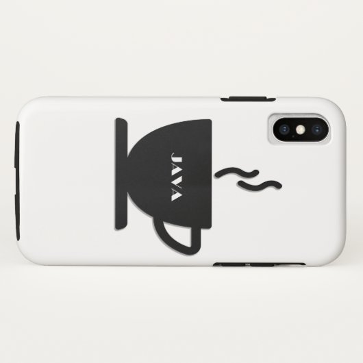 Tasse Java Case-Mate iPhone Hülle (Rückseite (Horizontal))