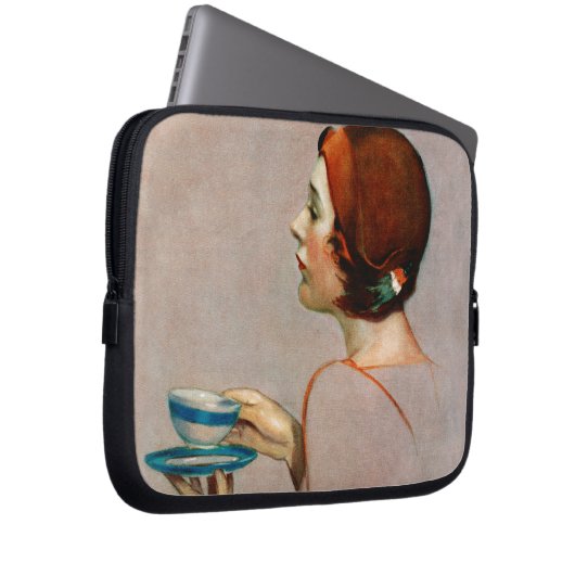 Tasse Java Laptopschutzhülle (Vorne Rechts)