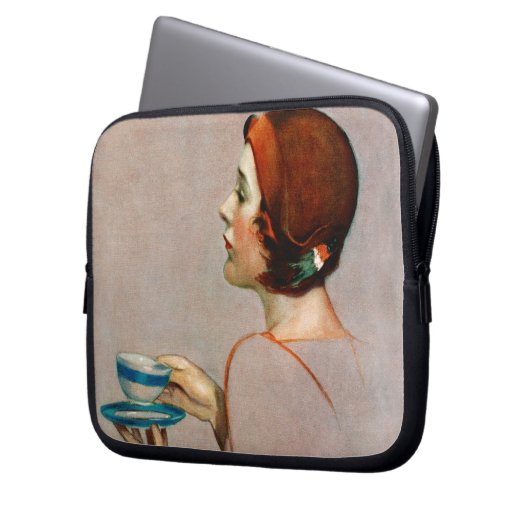 Tasse Java Laptopschutzhülle (Vorderseite Links)