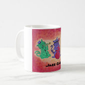 Tasse - Jazz-Katzen (Vorderseite Links)