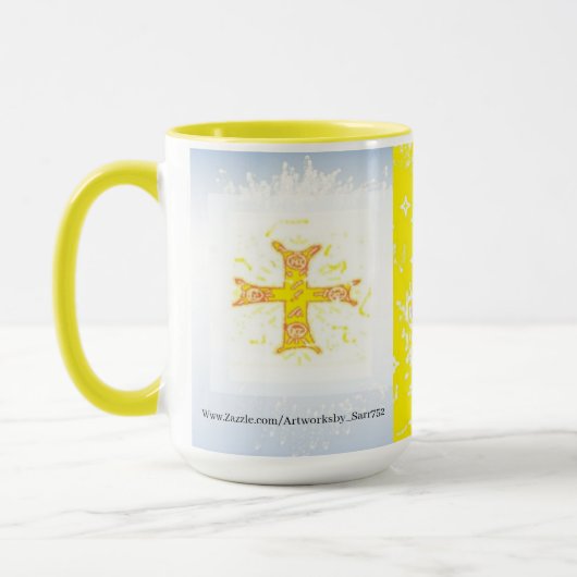 Tasse: Jesus Christus mit griechischem Kreuz Tasse (Links)