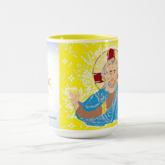 Tasse: Jesus Christus mit griechischem Kreuz Tasse (Zentrum)