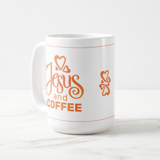 TASSE JESUS UND KAFFEE (Vorderseite Links)