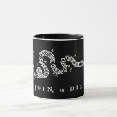 Tasse 'Join or Die' (Zentrum)