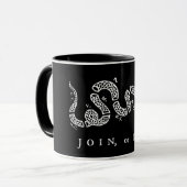 Tasse 'Join or Die' (Vorderseite Links)
