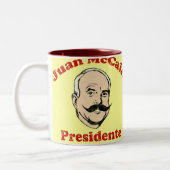 Tasse Juans McCain Presidente (Links)