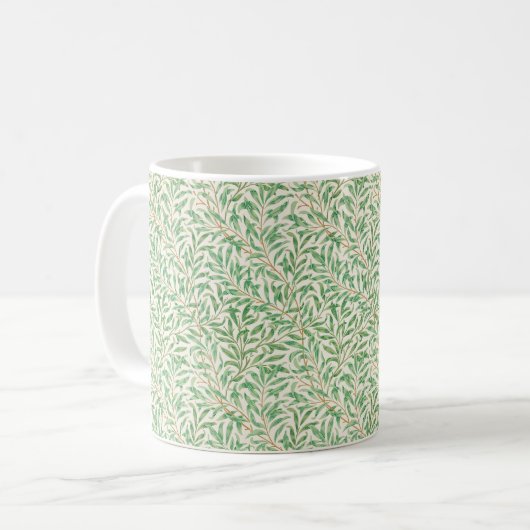 Tasse Jugendstil Willow Bough Pattern (Vorderseite Links)