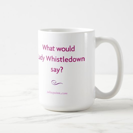 Tasse Julia-Quinn "Damen-Whistledown" (Rechts)