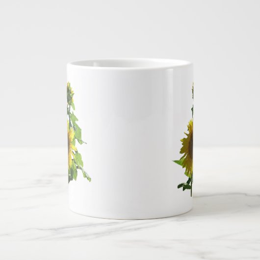 Tasse (Jumbo) - Sonnenblume (Vorderseite)