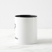 Tasse Kaffee Behind On Notes, Retro-Therapeut Kaff (Zentrum)