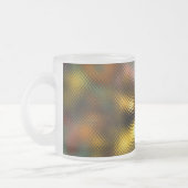 Tasse Kaffee Cup, farbenfrohe Leuchten hinter Glas (Links)