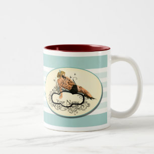 Tasse, Kaffee-Cup - PinUp Zweifarbige Tasse