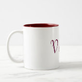 Tasse Kaffee des persönlichen Namens (Vettie) (Links)