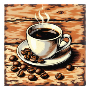 Tasse Kaffee Fotodruck
