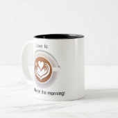 Tasse Kaffee Kaffee Cups Liebe ist: Kaffee (Vorderseite Links)