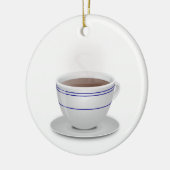 Tasse Kaffee Keramik Ornament (Links)