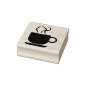Tasse Kaffee-Logo Gummistempel (Stempel)