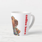 Tasse Kaffee lustige Capybara (Rechte Ecke)