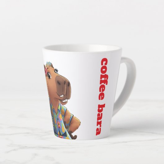 Tasse Kaffee lustige Capybara (Rechte Ecke)