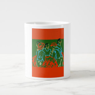 Tasse Kaffee Muster Logo Mann &Frau