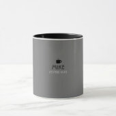 Tasse Kaffee personalisierter Name (Zentrum)