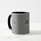 Tasse Kaffee personalisierter Name (Vorderseite Links)