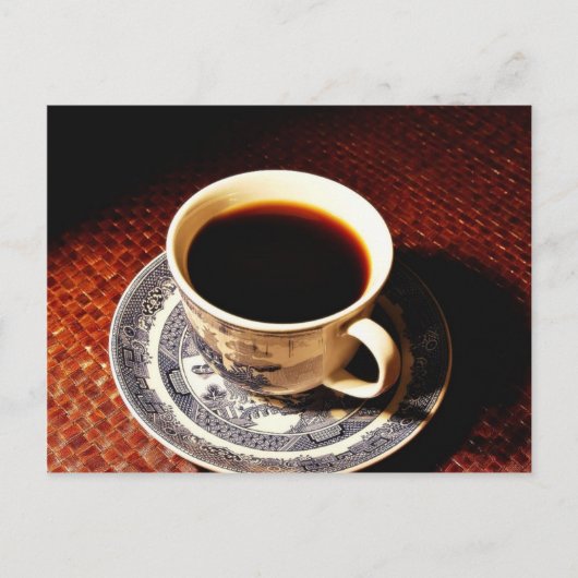 Tasse Kaffee Postkarte (Vorderseite)