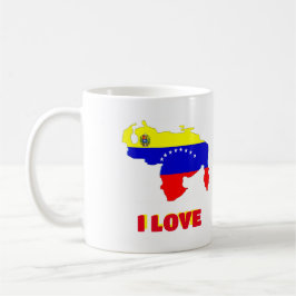 Tasse Kaffee Tasse I Liebe Venezuela, kundenspezif
