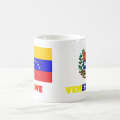 Tasse Kaffee Tasse I Liebe Venezuela, kundenspezif (Mittel)