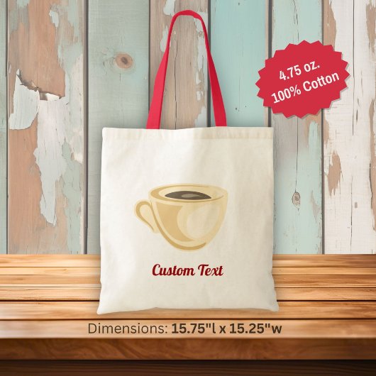 Tasse Kaffee Tragetasche