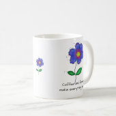 Tasse "Kaffee und Blume machen alles besser!" (VorderseiteRechts)