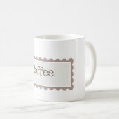 Tasse Kaffeemuster (VorderseiteRechts)