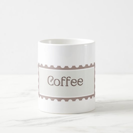 Tasse Kaffeemuster (Mittel)
