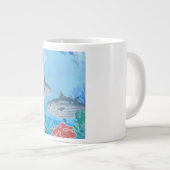 Tasse Kaffeemuster Ozean  (Vorderseite Rechts)