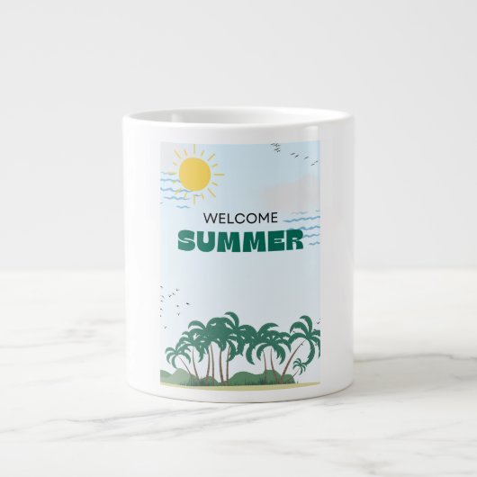 Tasse Kaffeeprobe Insel Sommer  (Vorderseite)